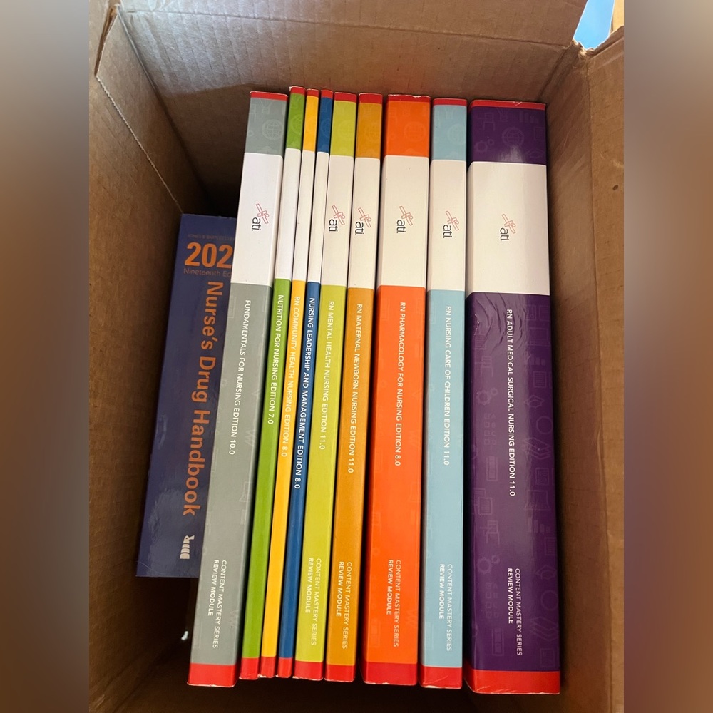 ATI nursing books brand new!
